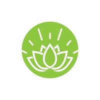 Beauty Vector lotus icon