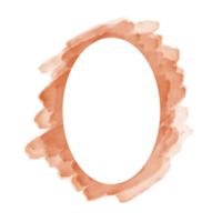 mano pintado acuarela oval en un blanco fondo, vector suave acuarela salpicar fondo, acuarela resumen forma aislado en blanco fondo, pintar chapoteo png