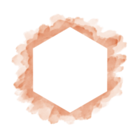 Hand gemalt Aquarell Hexagon auf ein Weiß Hintergrund, Vektor Sanft Aquarell Spritzer Hintergrund, Aquarell abstrakt gestalten isoliert auf Weiß Hintergrund, Farbe Spritzen png