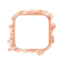 mano pintado acuarela rectángulo en un blanco fondo, vector suave acuarela salpicar fondo, acuarela resumen forma aislado en blanco fondo, pintar chapoteo png