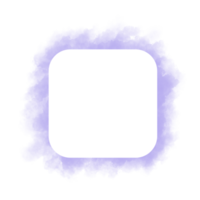 mano pintado acuarela rectángulo en un blanco fondo, vector suave acuarela salpicar fondo, acuarela resumen forma aislado en blanco fondo, pintar chapoteo png