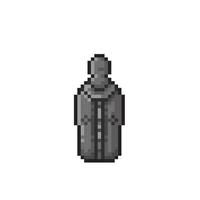 torture coffin in  pixel art style vector