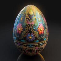 Decorative Colorful Easter eggs images for Easter day photo