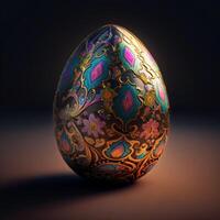 Decorative Colorful Easter eggs images for Easter day photo