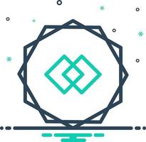 mix icon for combination vector
