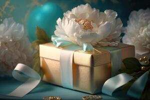 Beautiful Gift Box. photo