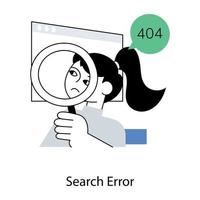 Trendy Search Error vector