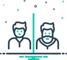 mix icon for alter vector