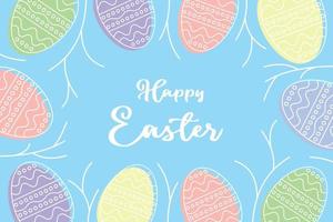 geometric pattern abstract background, with transparent easter ornament and twigs, Template for banner, poster, social media, spring greeting card. vector