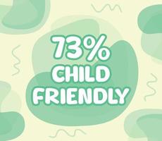 square shape banner vector, illustration of GMO percentage. interesting gradation design with child theme. vector