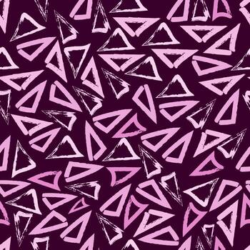 seamless abstract pattern of triangles vector