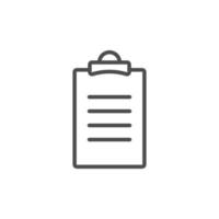 worksheet and document simple icon vector