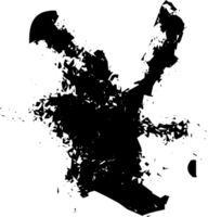 rústico grunge textura con grano y manchas resumen ruido antecedentes. png gráfico ilustración con transparente antecedentes.