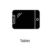 Tablet Vector  Solid Icons. Simple stock illustration stock