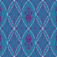 blue geometric ethnic pattern traditional illustration background photo