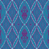 blue geometric ethnic pattern traditional illustration background photo