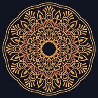 Decorative elements luxury ornament pattern gradient mandala design vector