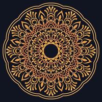 Decorative elements luxury ornament pattern gradient mandala design vector