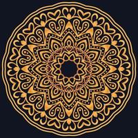 Decorative elements luxury ornament pattern gradient mandala design vector