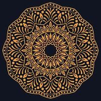 Decorative elements luxury ornament pattern gradient mandala design vector