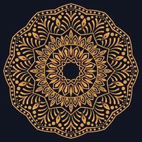 Decorative elements luxury ornament pattern gradient mandala design vector