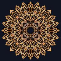 Decorative elements luxury ornament pattern gradient mandala design vector