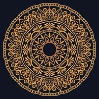 Decorative elements luxury ornament pattern gradient mandala design vector