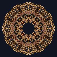 Decorative elements luxury ornament pattern gradient mandala design vector