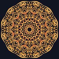 Decorative elements luxury ornament pattern gradient mandala design vector