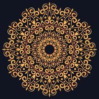 Decorative elements luxury ornament pattern gradient mandala design vector