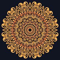 Decorative elements luxury ornament pattern gradient mandala design vector