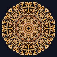 Decorative elements luxury ornament pattern gradient mandala design vector