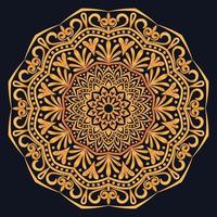 Decorative elements luxury ornament pattern gradient mandala design vector