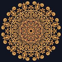 Decorative elements luxury ornament pattern gradient mandala design vector