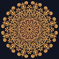 Decorative elements luxury ornament pattern gradient mandala design vector