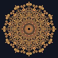 Decorative elements luxury ornament pattern gradient mandala design vector