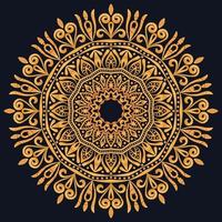 Decorative elements luxury ornament pattern gradient mandala design vector