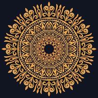 Decorative elements luxury ornament pattern gradient mandala design vector