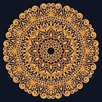 Decorative elements luxury ornament pattern gradient mandala design vector