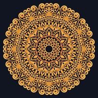 Decorative elements luxury ornament pattern gradient mandala design vector