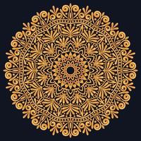 Decorative elements luxury ornament pattern gradient mandala design vector