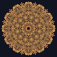 Decorative elements luxury ornament pattern gradient mandala design vector