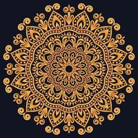 Decorative elements luxury ornament pattern gradient mandala design vector