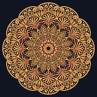 Decorative elements luxury ornament pattern gradient mandala design vector