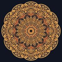 Decorative elements luxury ornament pattern gradient mandala design vector