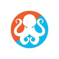 pulpo logo diseño vector modelo. símbolo concepto icono.