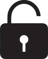 Lock security icon symbol vector image. Illustration of the key secure access system vector design. EPS 10