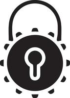 Lock security icon symbol vector image. Illustration of the key secure access system vector design. EPS 10