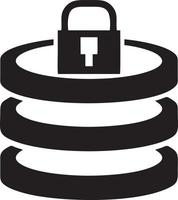 Lock security icon symbol vector image. Illustration of the key secure access system vector design. EPS 10