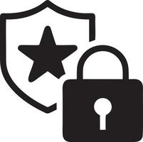 Lock security icon symbol vector image. Illustration of the key secure access system vector design. EPS 10